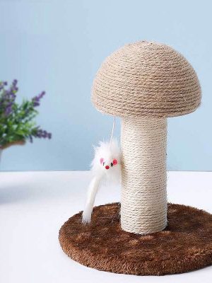 Cat Mushroom Scratch Post