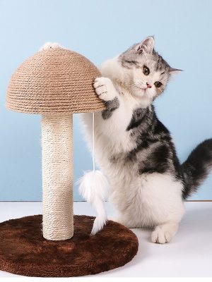 Cat Mushroom Scratch Post