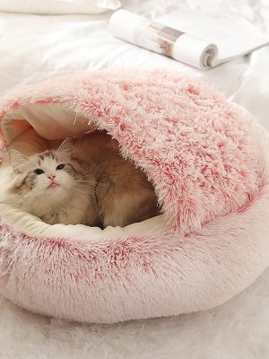 Cave cute cat bed